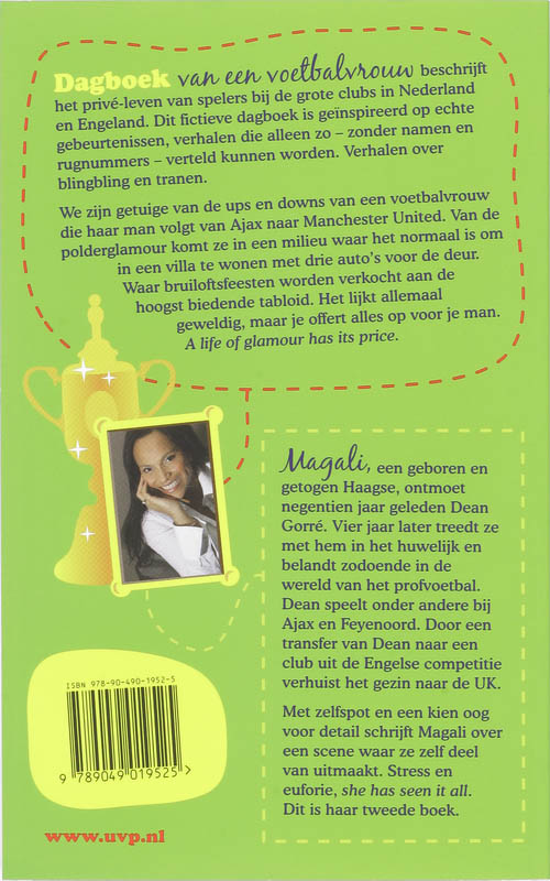 Achterkant van Dagboek van een voetbalvrouw
