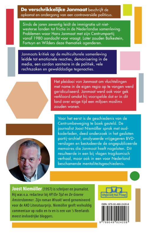 Achterkant van De verschrikkelijke Janmaat