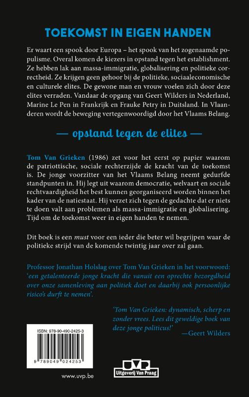 Achterkant van Toekomst in eigen handen