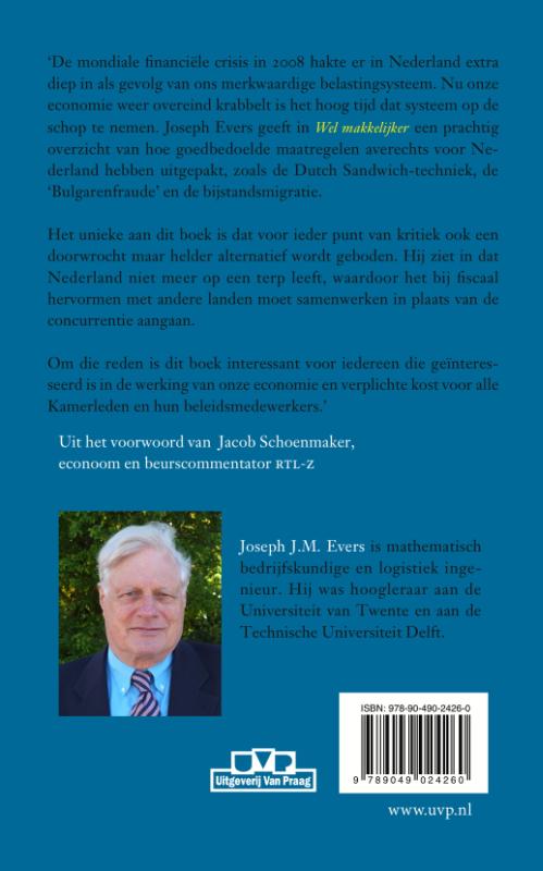 Achterkant van Wel makkelijker