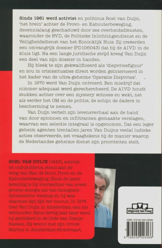 Achterkant van Diepvriesfiguur
