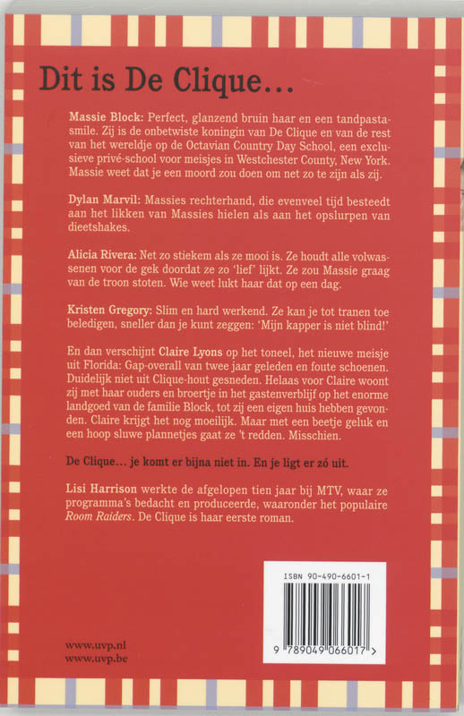 Achterkant van De Clique