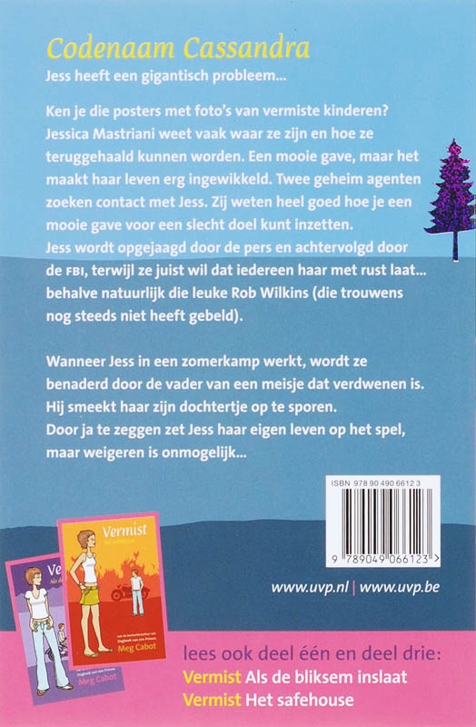 Achterkant van Codenaam Cassandra