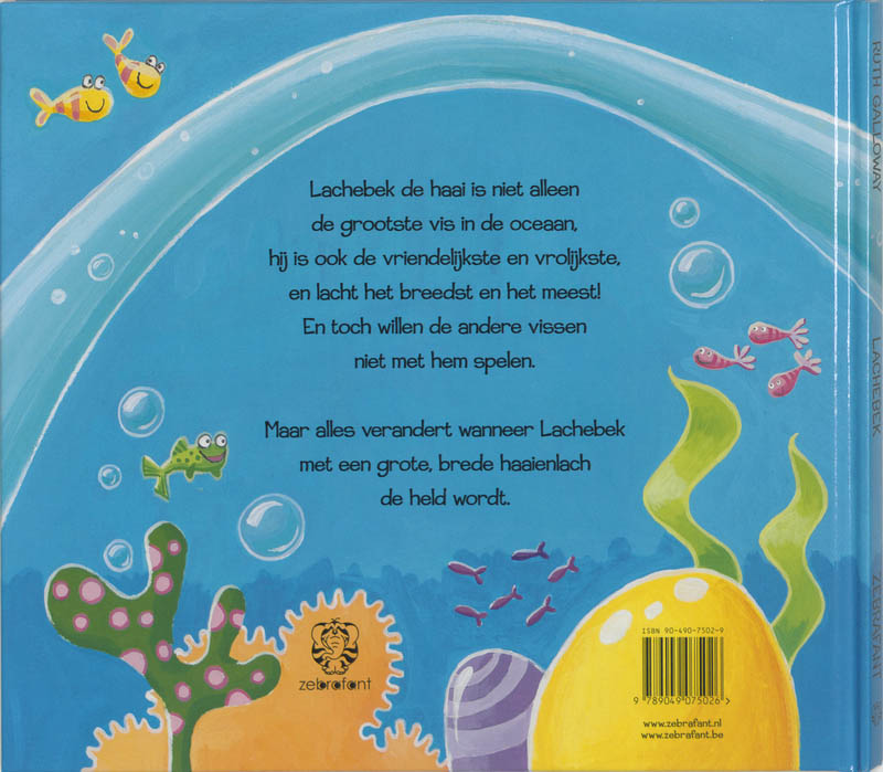 Achterkant van Lachebek
