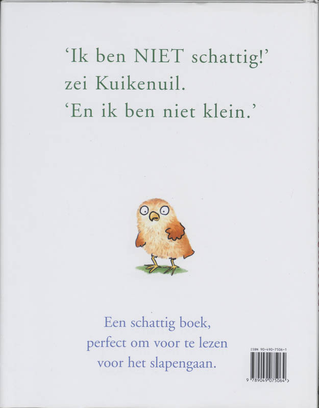 Achterkant van Ik ben niet schattig