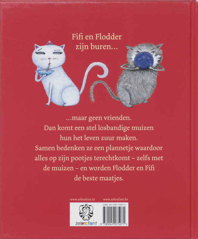 Achterkant van Flodder, Fifi en de muizen