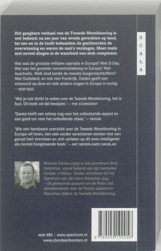 Achterkant van Europa in oorlog