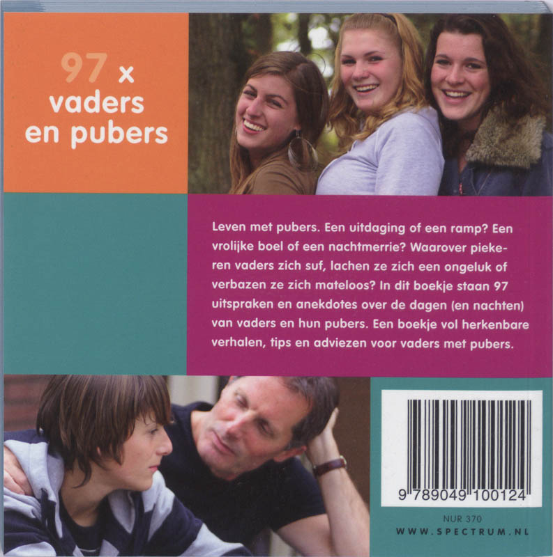 Achterkant van 97 x vaders en pubers