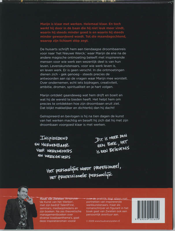 Achterkant van Marijn is klaar met werken