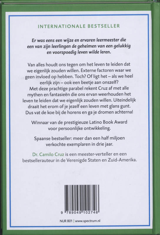 Achterkant van Er was eens een koe