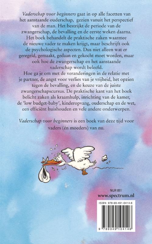 Achterkant van Vaderschap voor beginners