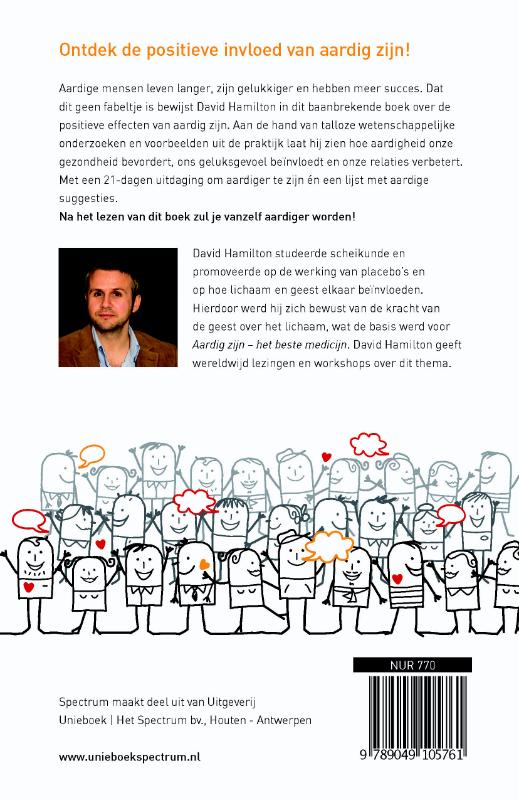 Achterkant van Aardig zijn - het beste medicijn