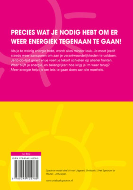 Achterkant van Meer energie!