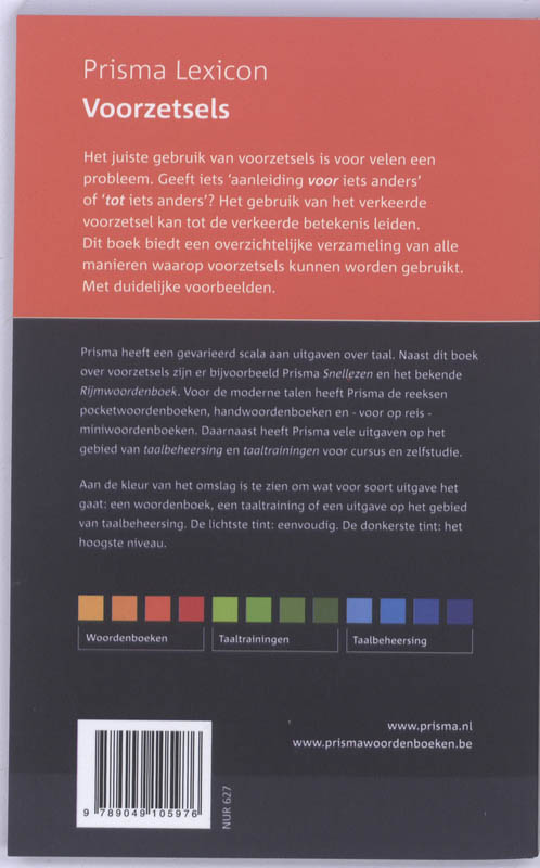 Achterkant van Voorzetsels