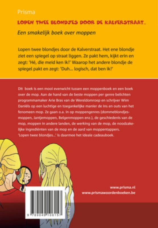 Achterkant van Lopen twee blondjes door de Kalverstraat