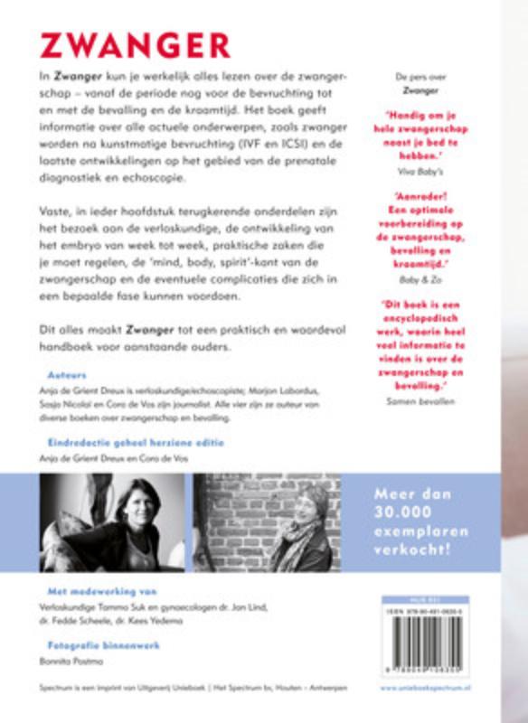 Achterkant van Zwanger