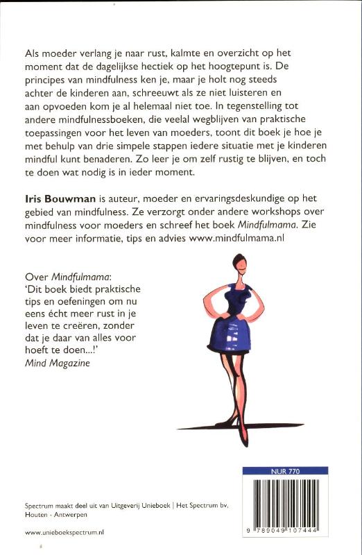 Achterkant van Altijd Mindfulmama
