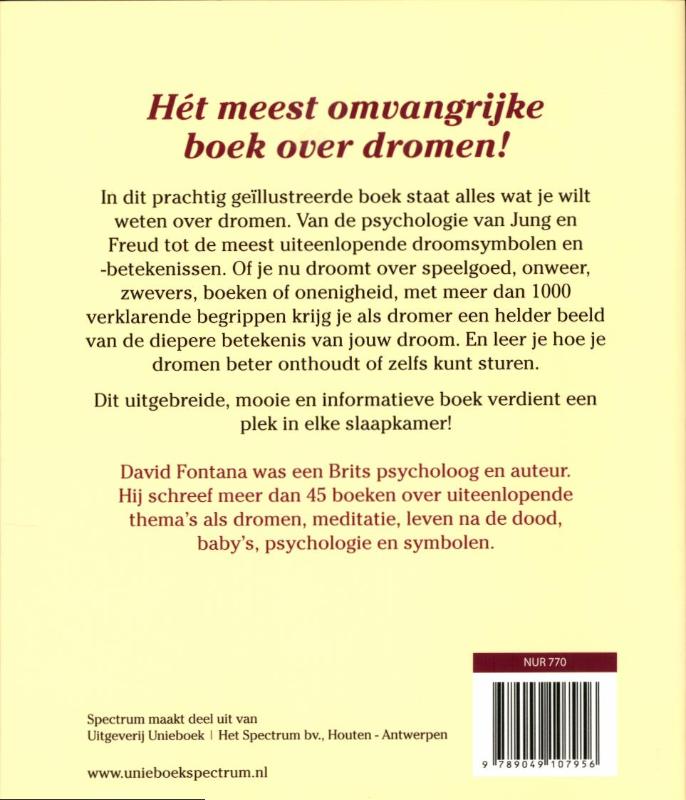 Achterkant van 1000 dromen