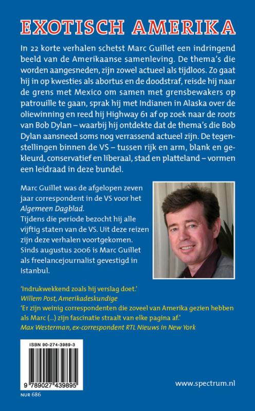 Achterkant van Exotisch Amerika