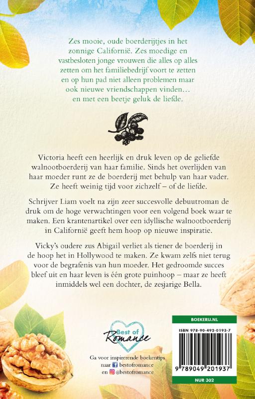 Achterkant van Waar de walnootbomen groeien