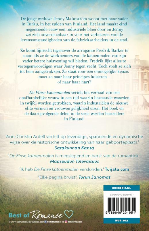 Achterkant van De Finse katoenmolen