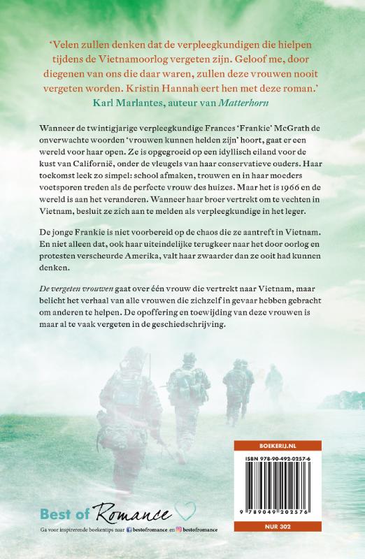 Achterkant van De vergeten vrouwen