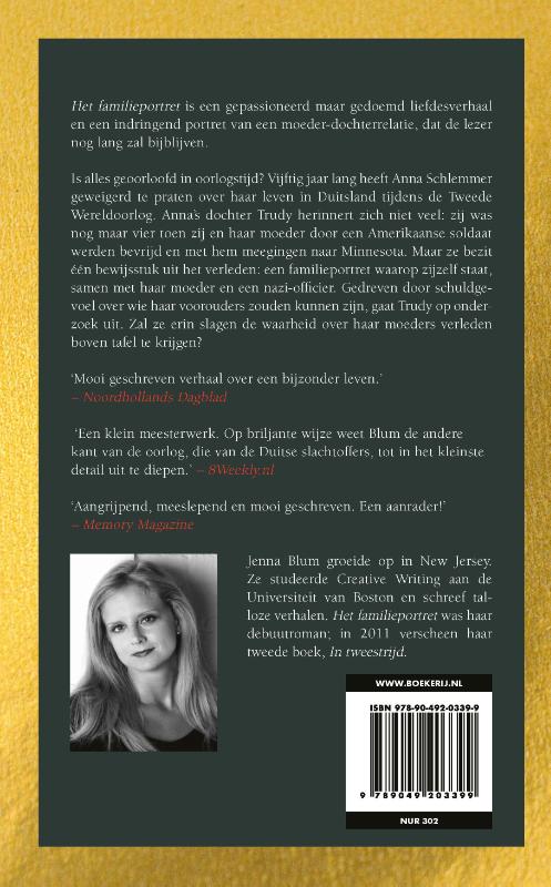 Achterkant van Het familieportret