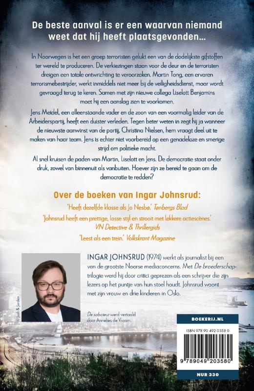 Achterkant van De saboteur