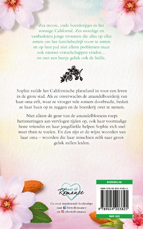 Achterkant van De geur van amandelbloesem