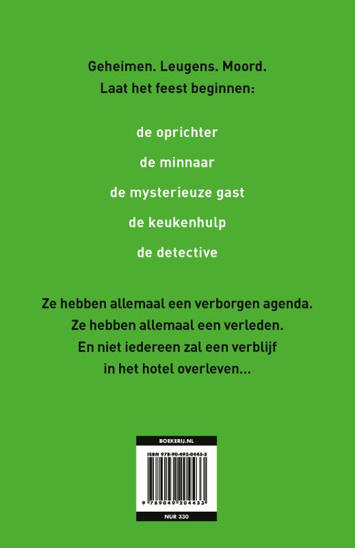 Achterkant van Het hotel