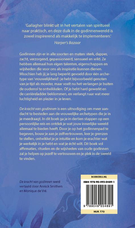 Achterkant van De kracht van godinnen