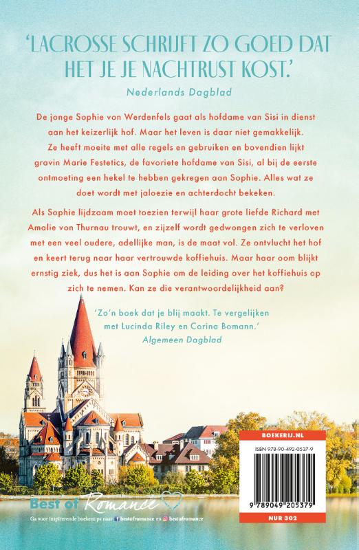Achterkant van De hofdame van Sisi