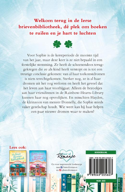 Achterkant van Winter in de Ierse brievenbibliotheek