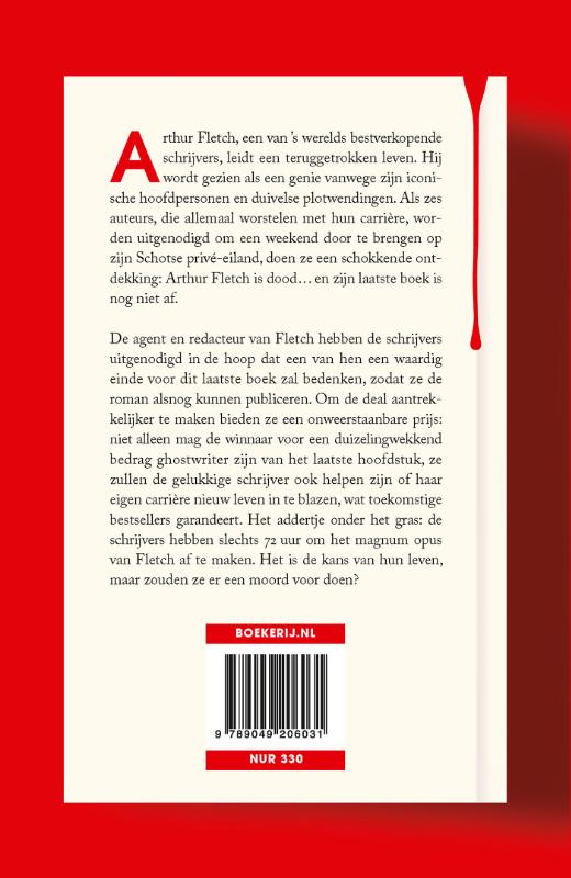 Achterkant van Het einde schrijft zichzelf