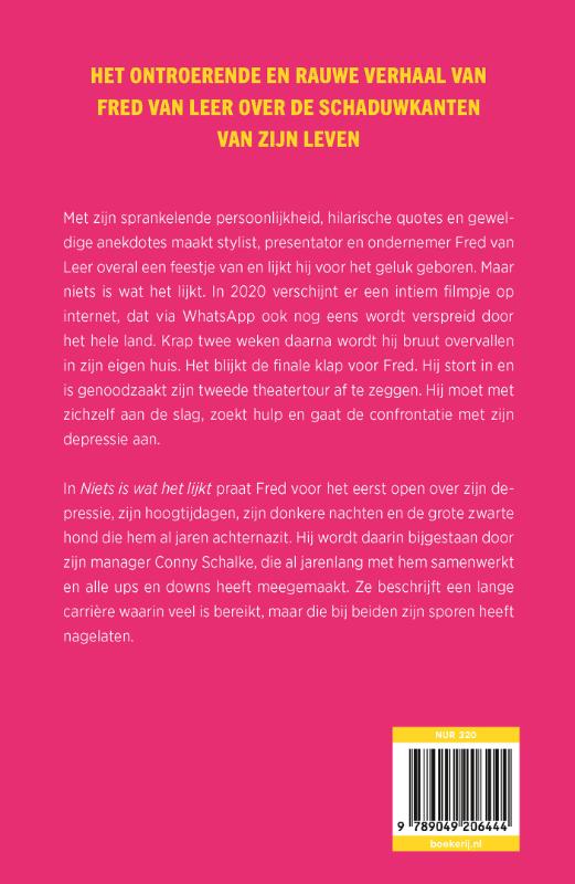 Achterkant van Niets is wat het lijkt