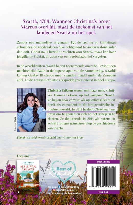 Achterkant van Eiland van geluk