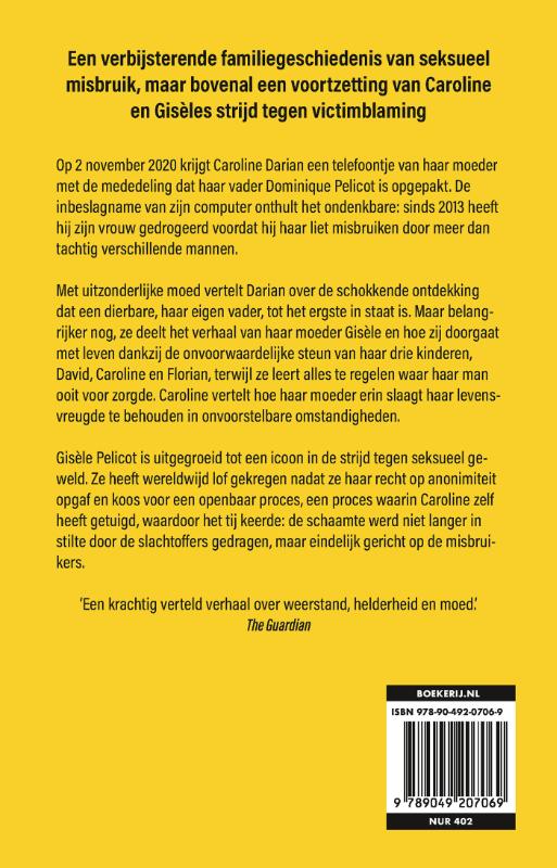 Achterkant van Ik zal hem nooit meer papa noemen
