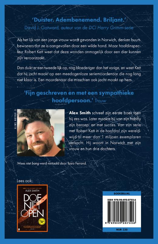 Achterkant van Wees niet bang