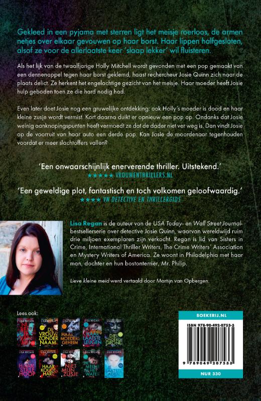 Achterkant van Lieve kleine meid