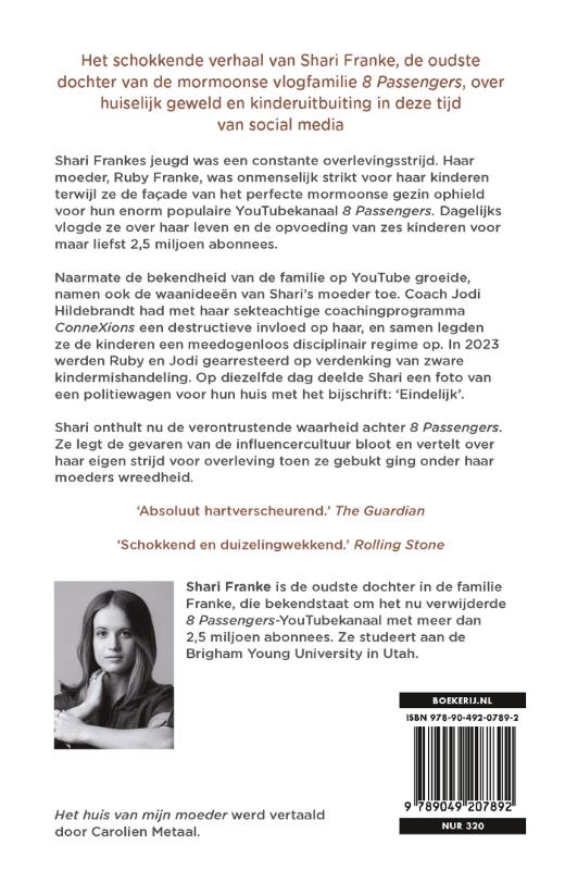 Achterkant van Het huis van mijn moeder