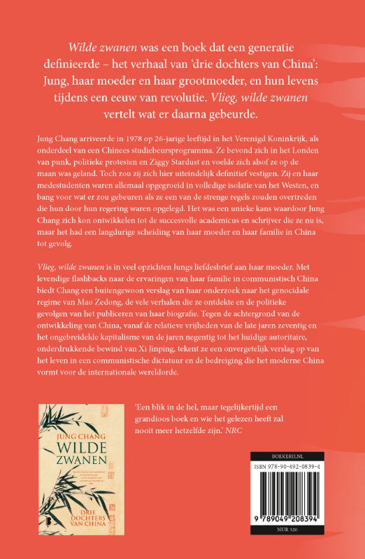 Achterkant van Vlieg, wilde zwanen