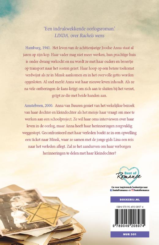 Achterkant van Tot we elkaar weerzien