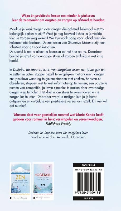 Achterkant van Daijobu: de Japanse kunst van zorgeloos leven
