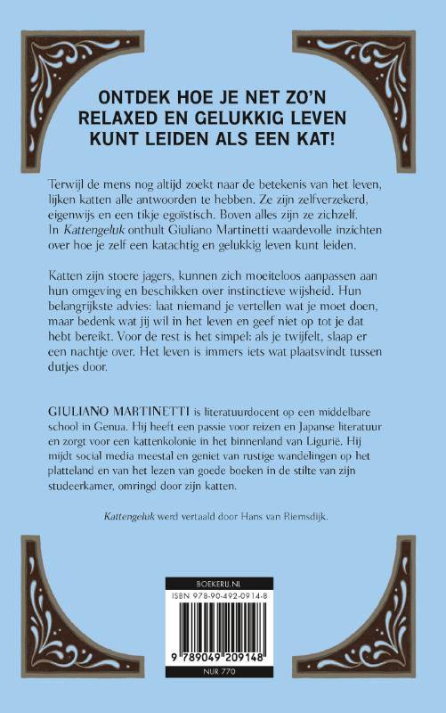 Achterkant van Kattengeluk