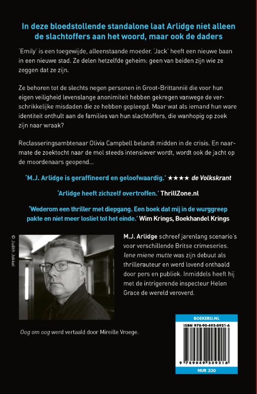 Achterkant van Oog om oog