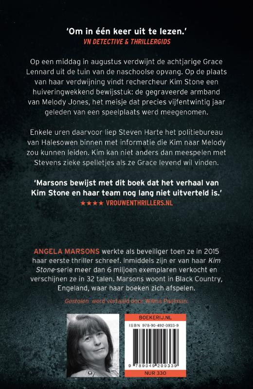 Achterkant van Gestolen