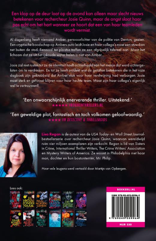 Achterkant van Haar vele leugens