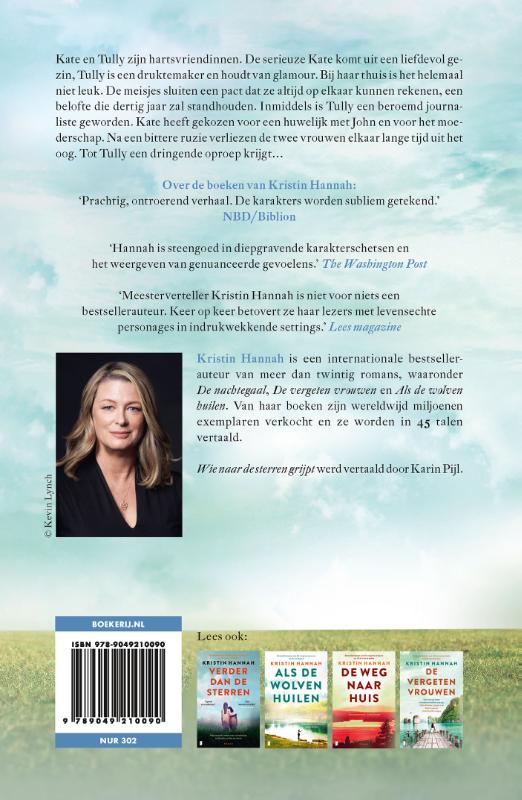 Achterkant van Wie naar de sterren grijpt