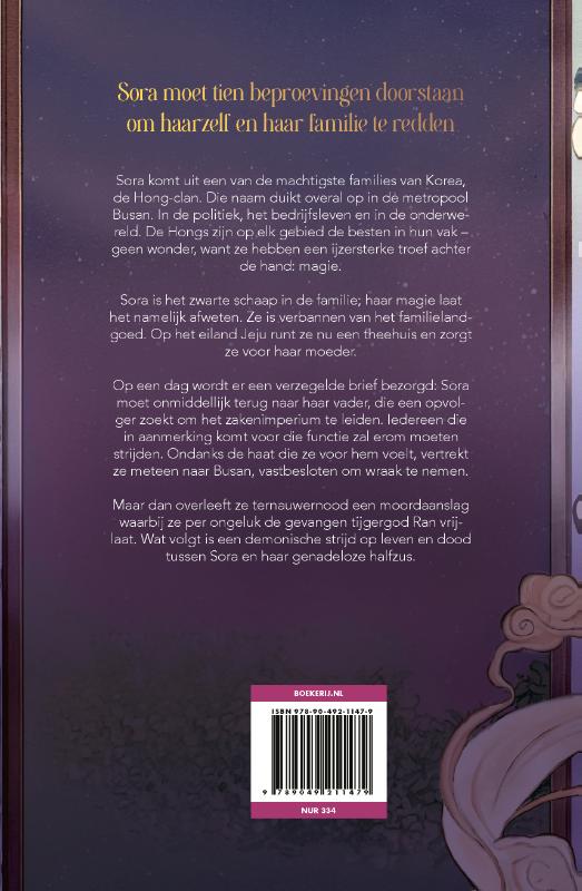 Achterkant van Verstoten - Prinses van duizend dieven