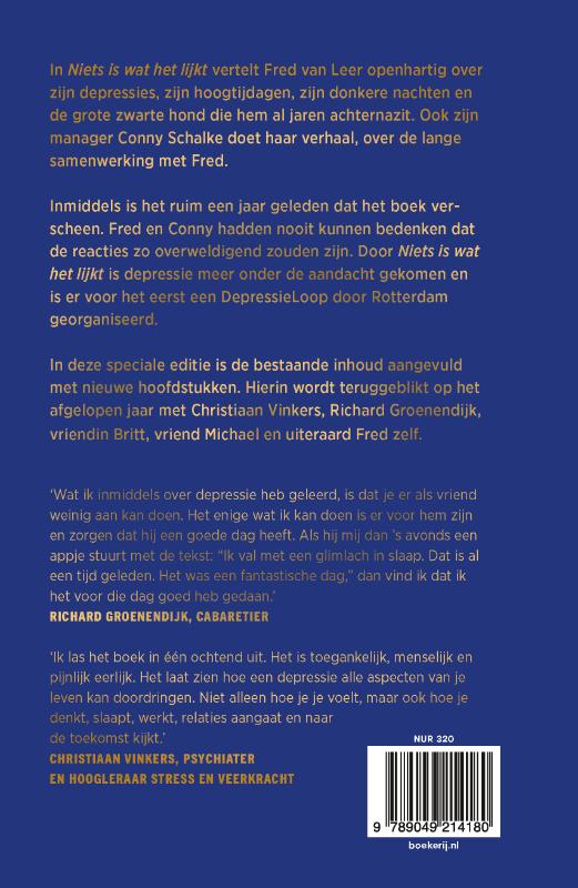 Achterkant van Niets is wat het lijkt